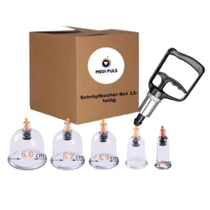 Schröpfgläser Set 12-Teilig