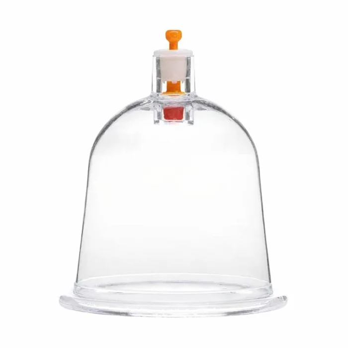 Orange Vital Schröpfglas